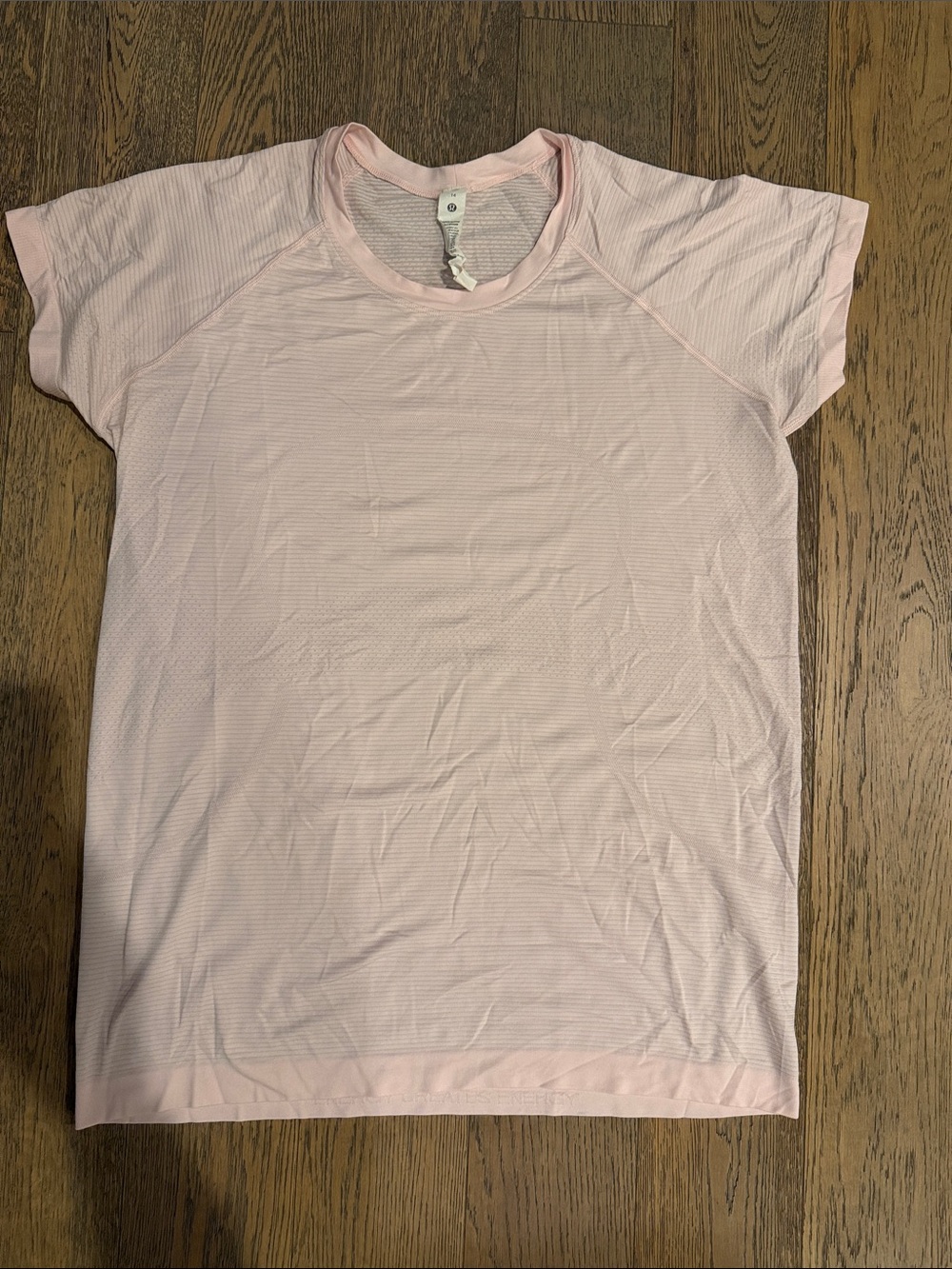 lululemon athletica Kids Light Pink Short-Sleeve Tee